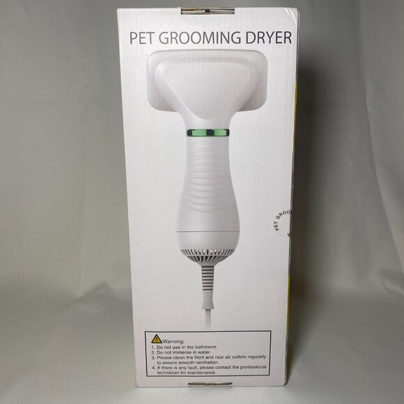 Kuubia Pet Grooming Dryer Portable 2 in 1 Dryer & Brush Replaceable Head NIP - Picture 3 of 9